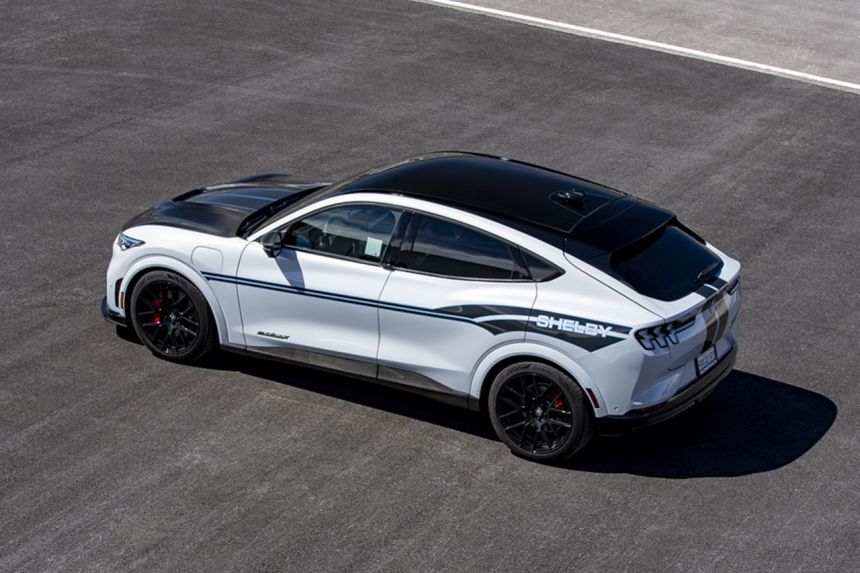 Shelby Mustang Mach-E GT revealed with Borla &ldquo;exhaust&rdquo; image