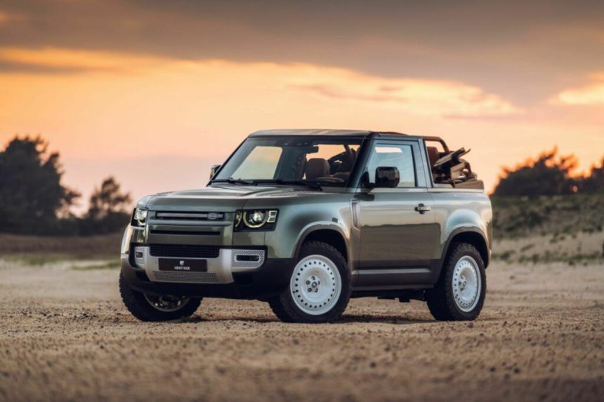 Drop-top 2023 Land Rover Defender conversion is neat (and pricey) image