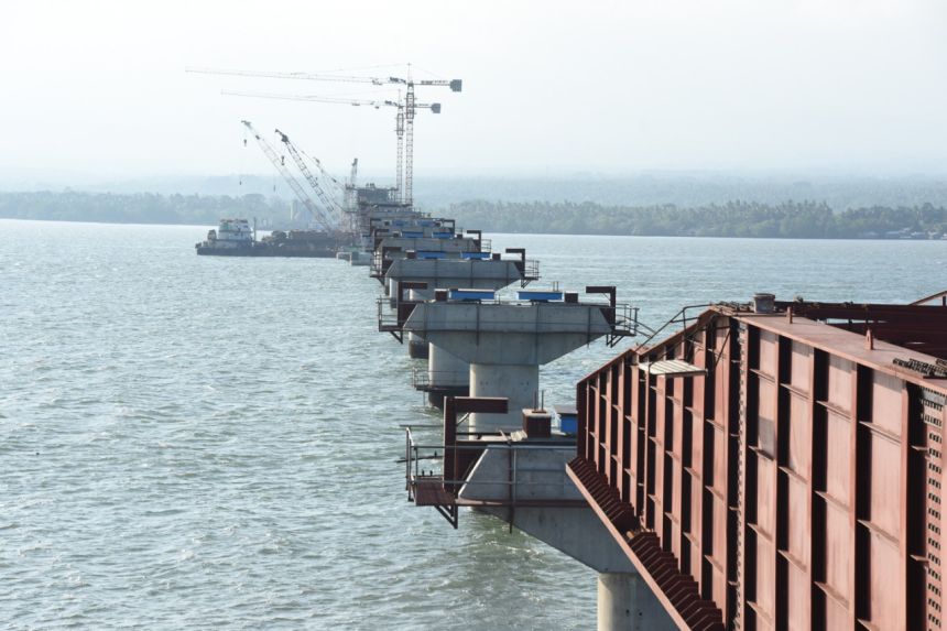 DPWH: Panguil Bay Bridge project now 69% complete image