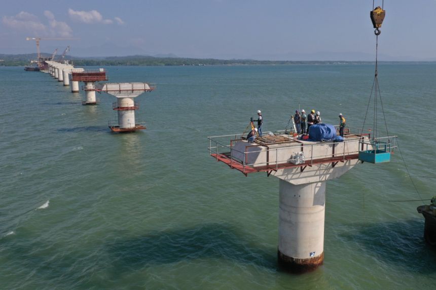 DPWH: Panguil Bay Bridge project now 69% complete image