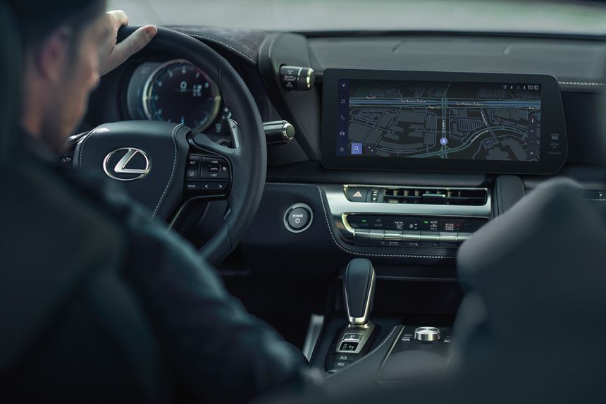 2024 Lexus LC 500 ditches touchpad for touchscreen image