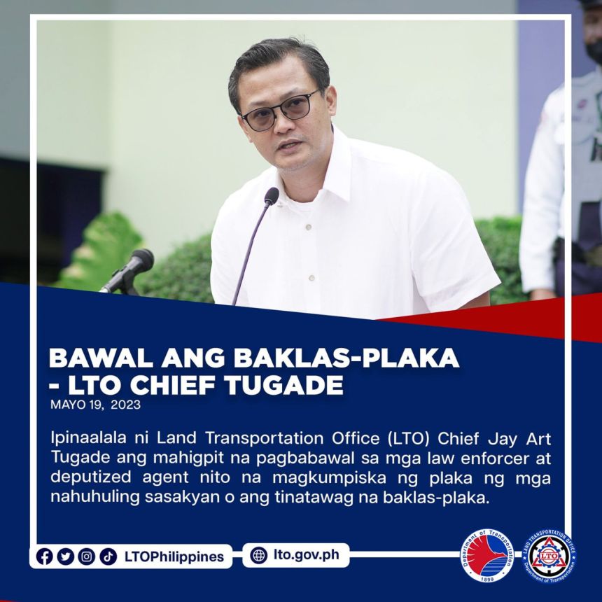 LTO plate confiscation image