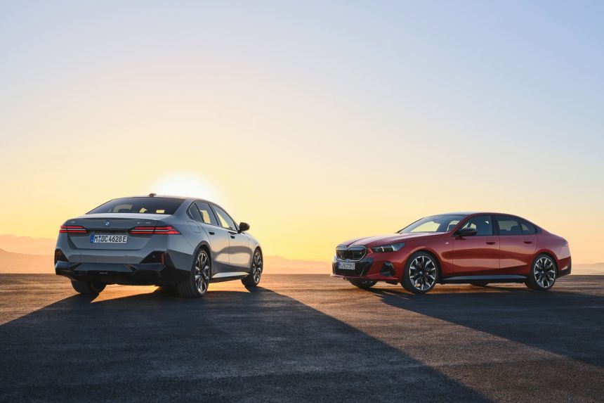 This is the all-new 2024 BMW 5 Series image