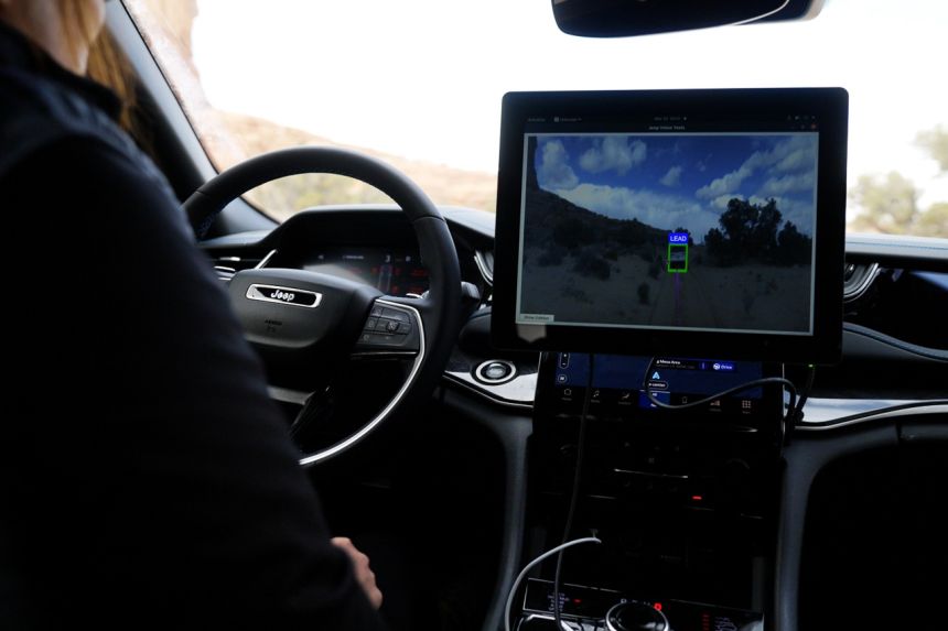 See a prototype Jeep driving itself on Moab trails image
