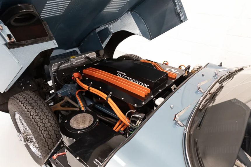 Turn your Jaguar E-Type into an EV with this kit image