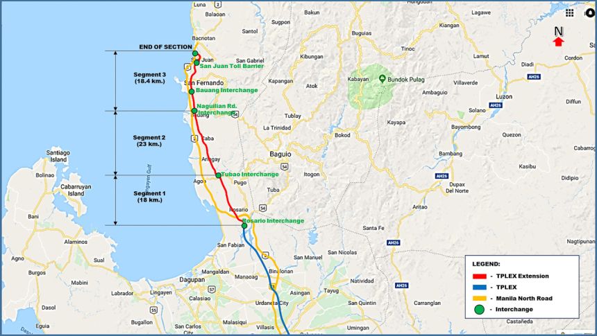 TPLEX extension to San Juan, La Union approved by NEDA image