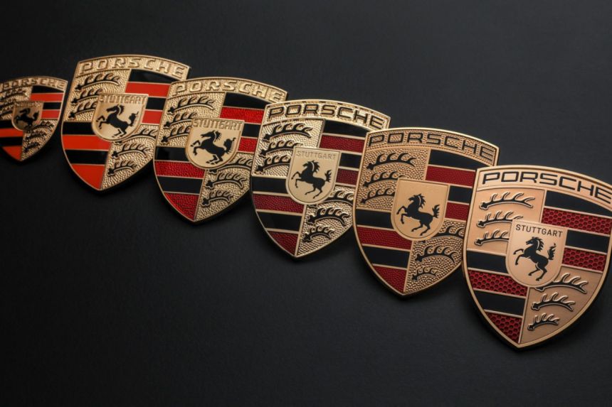 Different, but still same: This is the new Porsche logo image