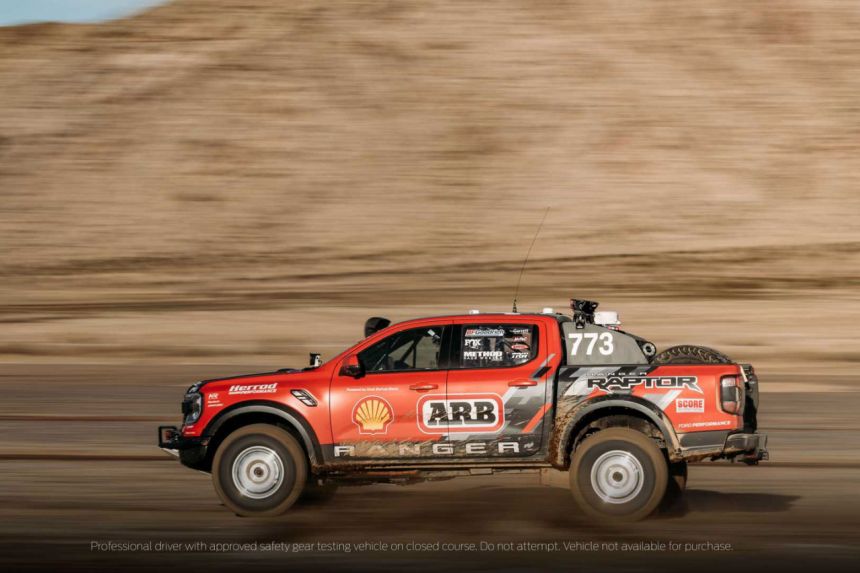 Ford will race this biofuel-powered Ranger Raptor at Baja 1000 Ford will race this biofuel-powered Ranger Raptor at Baja 1000 image