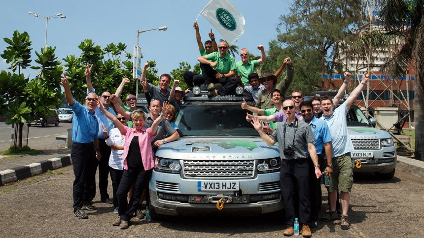 Range Rover Hybrid prototypes complete the Silk Trail image