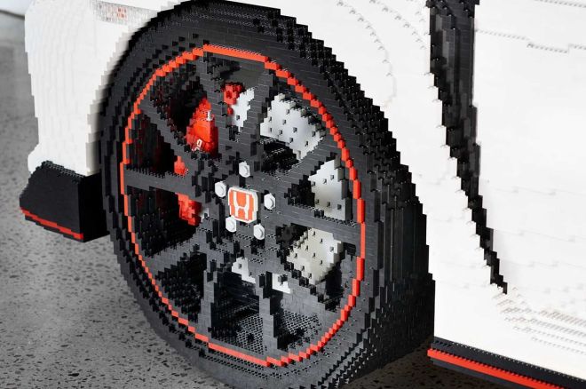 Feast your eyes on this Honda Civic Type R made out of Lego image