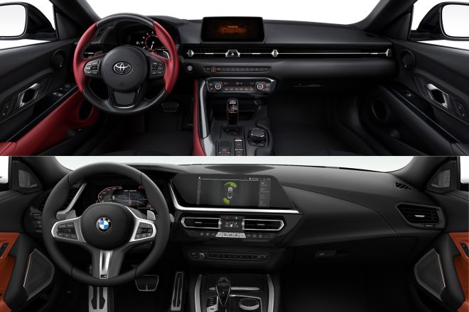Same-same but very different: Toyota Supra versus BMW Z4 image