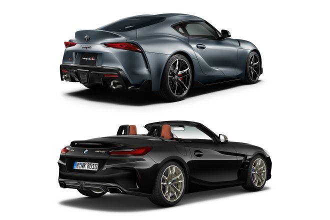 Same-same but very different: Toyota Supra versus BMW Z4 image