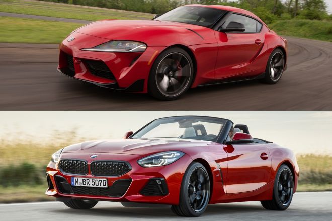 Same-same but very different: Toyota Supra versus BMW Z4 image
