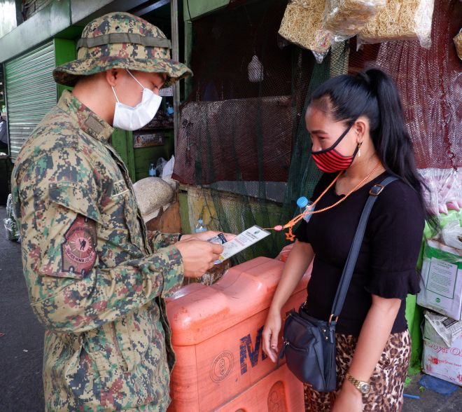 These are the authorized persons allowed outside during ECQ image