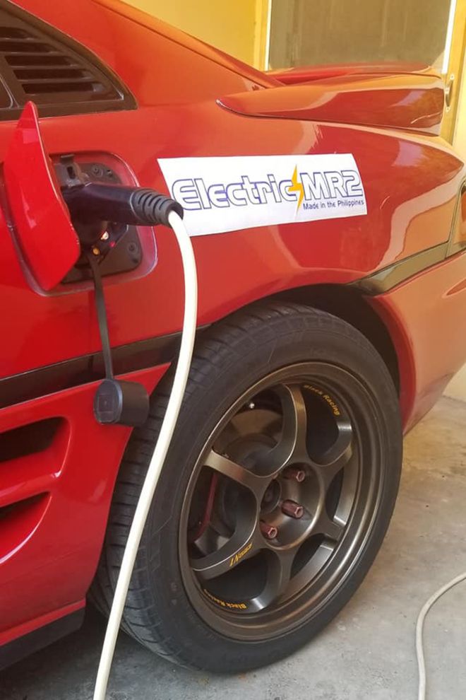 A Filipino engineer just turned this Toyota MR2 to an EV image