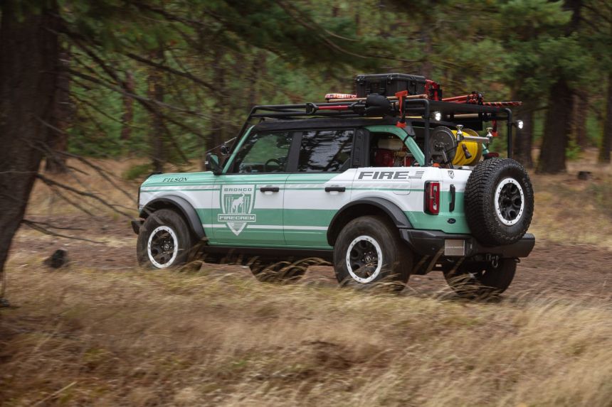 This modified Ford Bronco is ready to fight fires image