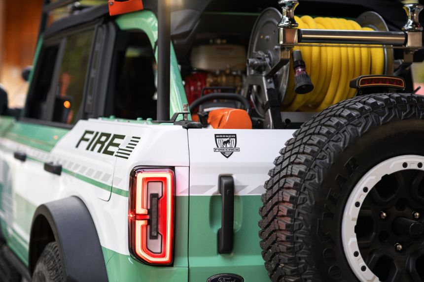 This modified Ford Bronco is ready to fight fires image