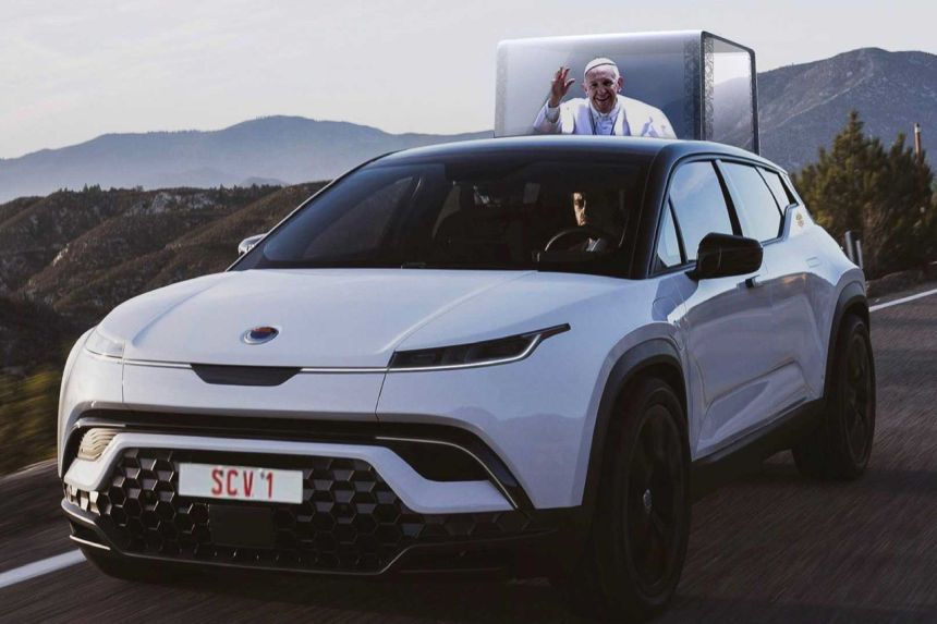 Fisker is building an electric Popemobile image
