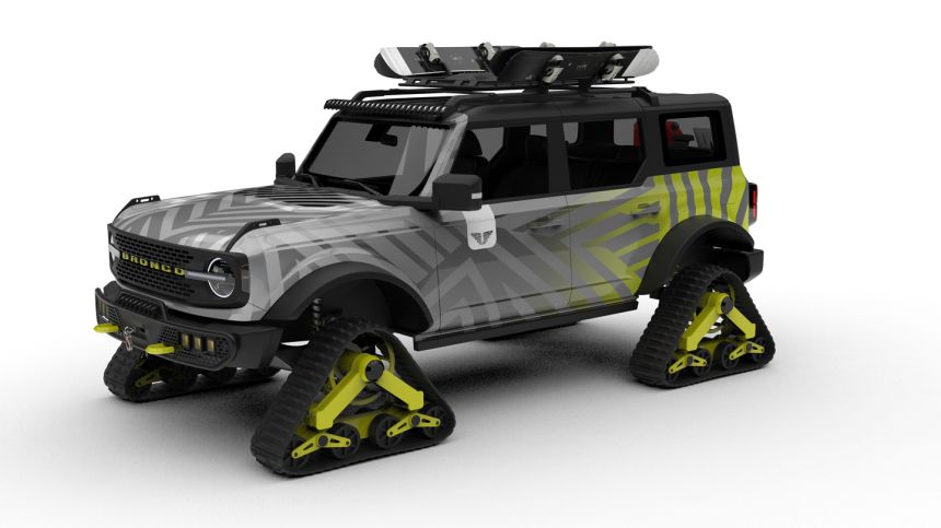 Ford lets aftermarket go nuts with Bronco image