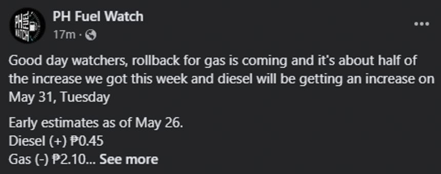 Gasoline might rollback PHP 2.10 next week Gasoline might rollback PHP 2.10 next week image
