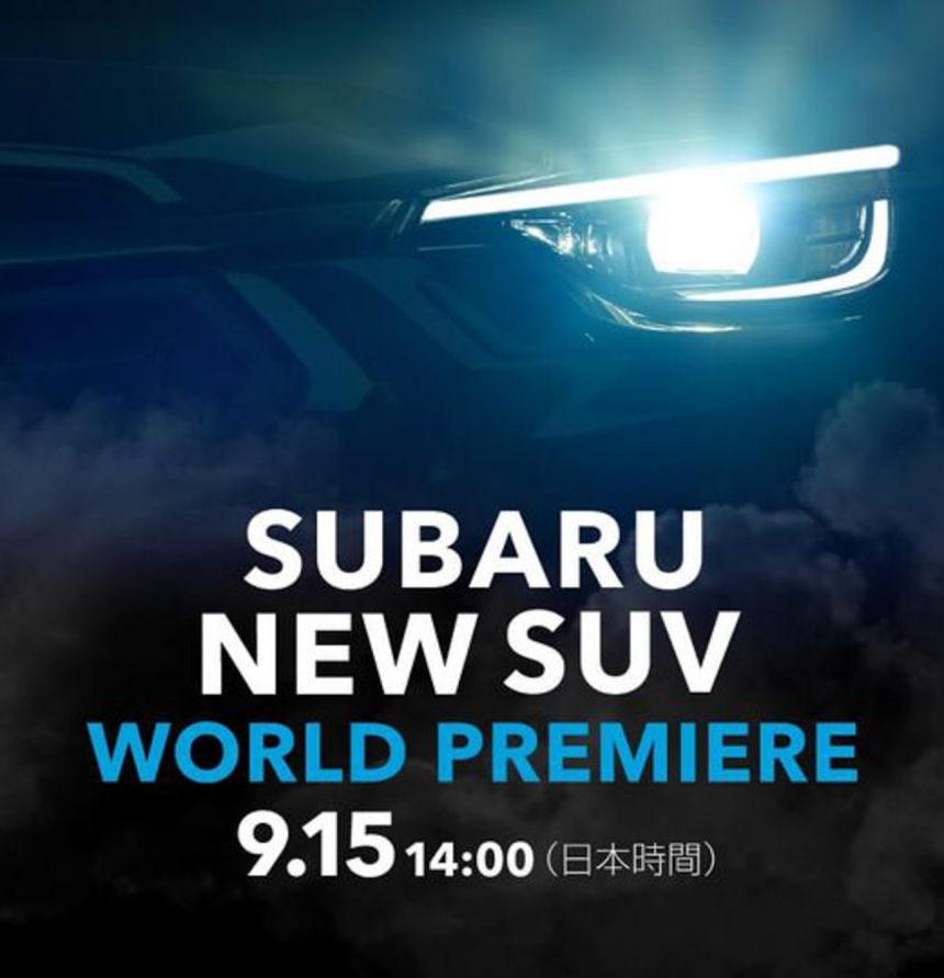 Next-gen XV? Subaru launching “New SUV” on Sept 15 Next-gen XV? Subaru launching “New SUV” on Sept 15 image
