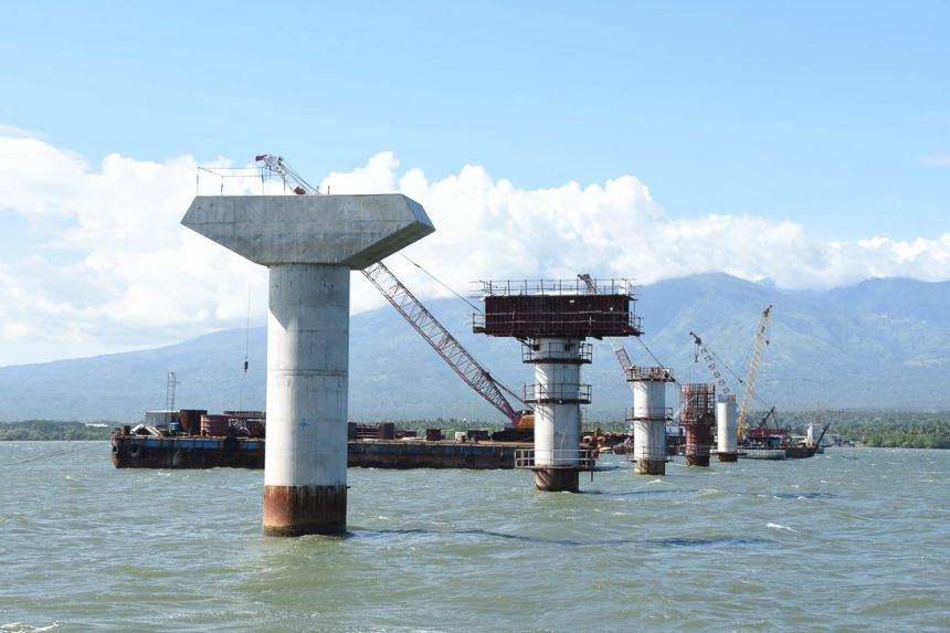 3.17-km Panguil Bay Bridge project now 61% finished 3.17-km Panguil Bay Bridge project now 61% finished image