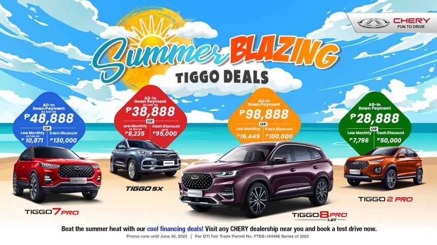 Chery PH sales skyrocket to 85% in Q1 2023 vs last year Chery PH sales skyrocket to 85% in Q1 2023 vs last year image