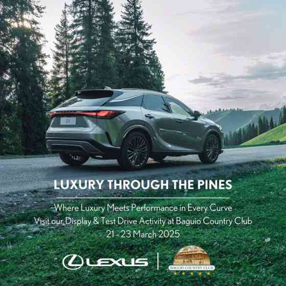 Lexus Roadshow all set for Baguio from March 21 – 23 Lexus Roadshow all set for Baguio from March 21 – 23 image