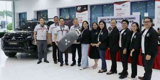 Mitsubishi donates Strada pickup truck to UP Los Baños Mitsubishi donates Strada pickup truck to UP Los Baños image