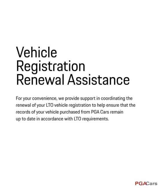PGA offers registration assistance to Porsche, Audi, Bentley, Lamborghini customers PGA offers registration assistance to Porsche, Audi, Bentley, Lamborghini customers image