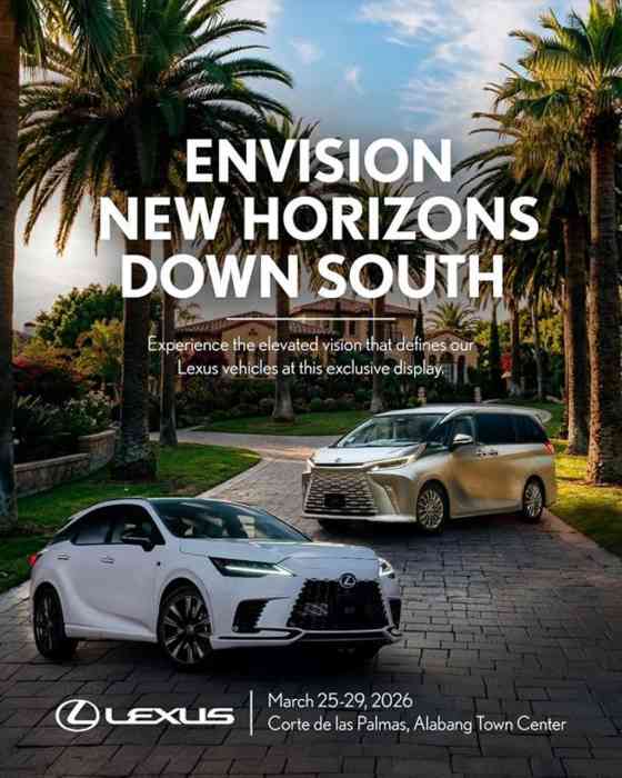 Check out the Lexus LM, RX HEVs until March 29 at Alabang Town Center Check out the Lexus LM, RX HEVs until March 29 at Alabang Town Center image