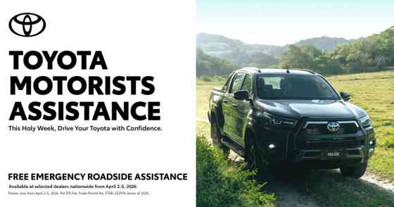 Toyota PH offering free roadside assistance this Holy Week Toyota PH offering free roadside assistance this Holy Week image