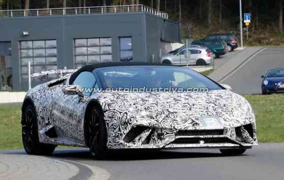 Spied: Lamborghini Huracan Spyder getting Performante version? Spied: Lamborghini Huracan Spyder getting Performante version? image
