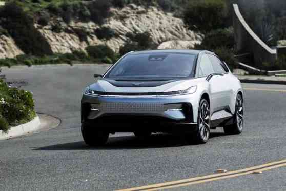 Faraday Future FF 91 concept seen in motion Faraday Future FF 91 concept seen in motion image