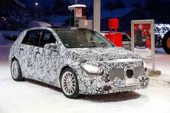 Spied: Next-gen Mercedes-Benz B-Class hits the snow Spied: Next-gen Mercedes-Benz B-Class hits the snow image