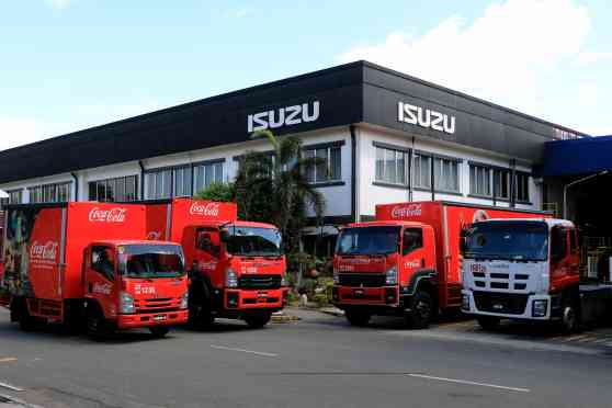 Isuzu PH turns over 95 trucks to Coca-Cola Philippines Isuzu PH turns over 95 trucks to Coca-Cola Philippines image