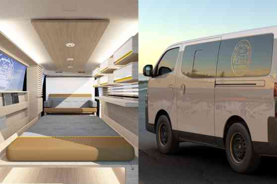 Custom Nissan NV350 Urvan is a literal bedroom on wheels Custom Nissan NV350 Urvan is a literal bedroom on wheels image