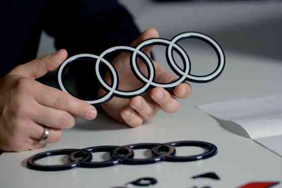 Audi unveils redesigned four-ring logo Audi unveils redesigned four-ring logo image
