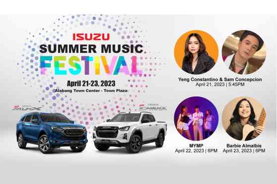 2023 D-Max, mu-X to be launched at Isuzu PH Summer Music Festival 2023 D-Max, mu-X to be launched at Isuzu PH Summer Music Festival image