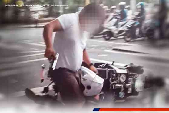 LTO suspends licenses of road rage cop, military man LTO suspends licenses of road rage cop, military man image