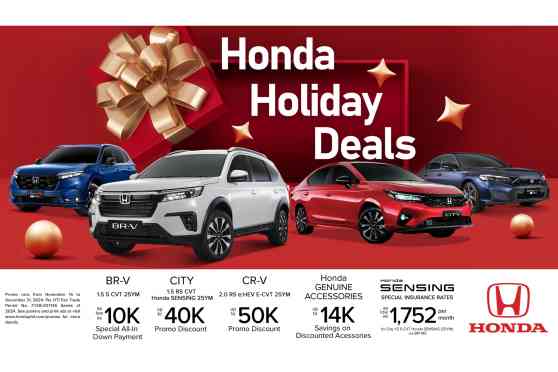 Drive your dream Honda with Holiday Deals for November Drive your dream Honda with Holiday Deals for November image