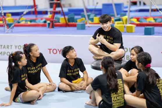 Toyota PH, Carlos Yulo team up for gymnastics camp Toyota PH, Carlos Yulo team up for gymnastics camp image