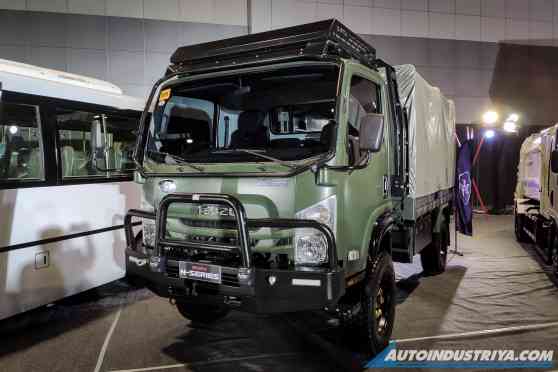 This Isuzu troop carrier is ready for the battlefield This Isuzu troop carrier is ready for the battlefield image