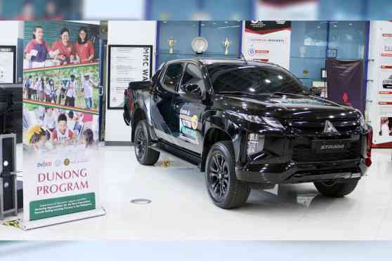 Mitsubishi donates Strada pickup truck to UP Los Baños Mitsubishi donates Strada pickup truck to UP Los Baños image