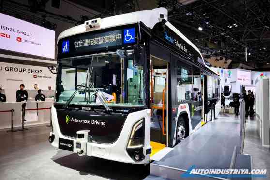 Isuzu Erga EV Autonomous Driving Bus revealed at JMS 2025 Isuzu Erga EV Autonomous Driving Bus revealed at JMS 2025 image
