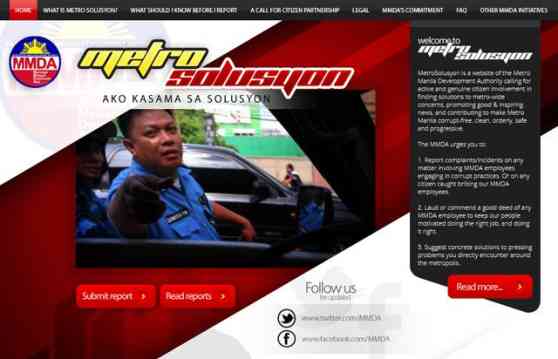 MMDA launches website for your complaints MMDA launches website for your complaints image