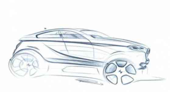 Rumored BMW X2 sketch leaked Rumored BMW X2 sketch leaked image