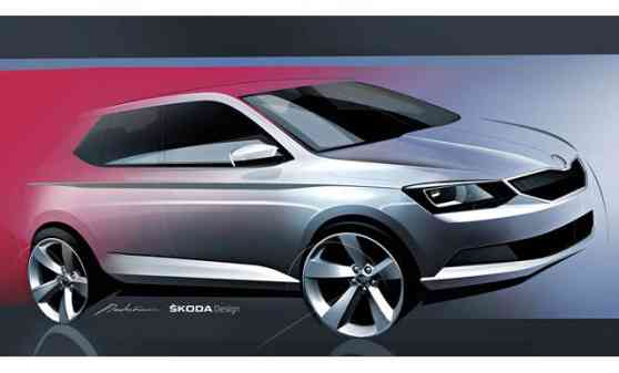 Skoda releases sketch of next-gen Fabia Skoda releases sketch of next-gen Fabia image