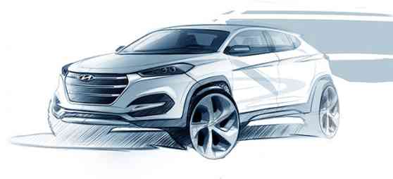 Geneva 2015 Preview: Hyundai releases sketch of all-new Tucson Geneva 2015 Preview: Hyundai releases sketch of all-new Tucson image