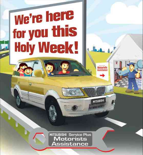Mitsubishi Philippines to offer roadside assistance this Holy Week Mitsubishi Philippines to offer roadside assistance this Holy Week image